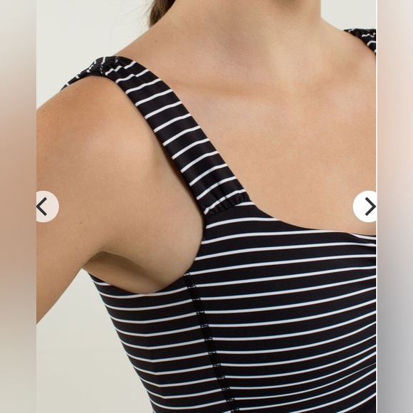 Lululemon Aria Tank II
Parallel Stripe Black White / Black Like New - Picture 4 of 7